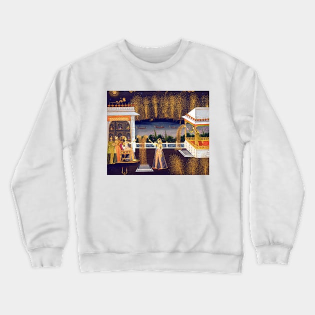 Women Celebrate Diwali, Royalty & River 1760 India Crewneck Sweatshirt by rocketshipretro